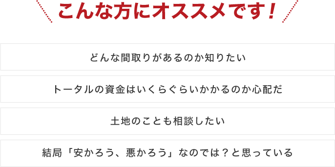 こんな方にオススメです!